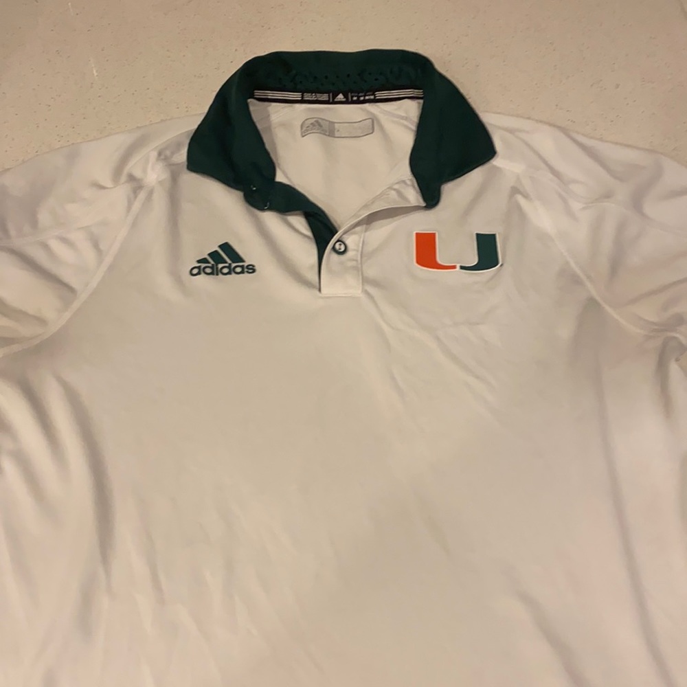 Adidas Miami Hurricanes Polo